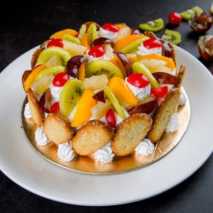 Mixed Fruit Malakoof (Eggless)