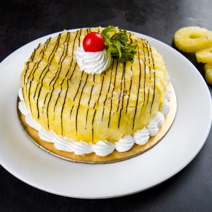 Eggless Pineapple Cake