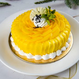 Eggless Mango Gateau