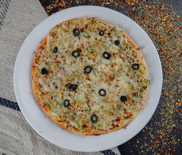 8” Large Thin Crust Chicken Pizza - Image 2